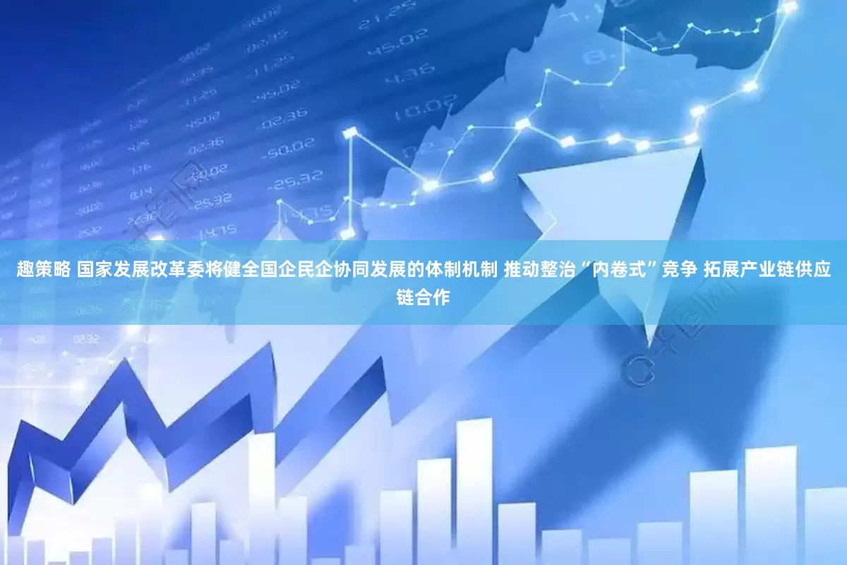 趣策略 国家发展改革委将健全国企民企协同发展的体制机制 推动整治“内卷式”竞争 拓展产业链供应链合作
