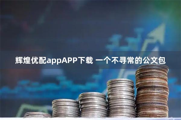 辉煌优配appAPP下载 一个不寻常的公文包